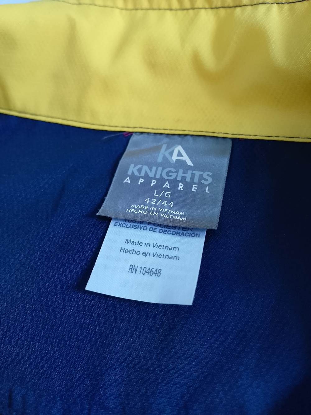 NCAA MICHIGAN UNIVERSITY SO BLUE Windbreaker Pullover Quarter Zip - Picture 2 of 8